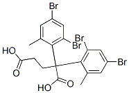 bis(3,5-dibromosalicyl)glutarate Struktur