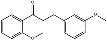 2'-METHOXY-3-(3-METHOXYPHENYL)PROPIOPHENONE Struktur
