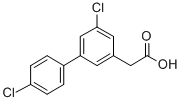 4',5-Dichloro-3-biphenylacetic acid Structure