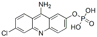 9-amino-6-chloroacridine-2-phosphate 结构式
