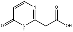 2-Pyrimidineacetic acid, 1,4-dihydro-4-oxo- (9CI) Structure