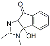 Indeno[1,2-d]imidazol-8(3H)-one, 3a,8a-dihydro-3a-hydroxy-2,3-dimethyl- (9CI) Struktur