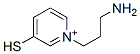 Pyridinium, 1-(3-aminopropyl)-3-mercapto- (9CI)|