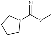 1-Pyrrolidinecarboximidothioicacid,methylester(9CI) 结构式