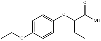 Butanoic acid, 2-(4-ethoxyphenoxy)- Structure