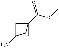3-アミノビシクロ[1.1.1]ペンタン-1-カルボン酸メチル 化学構造式