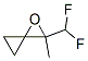 1-Oxaspiro[2.2]pentane,  2-(difluoromethyl)-2-methyl- Structure
