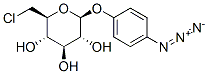 4-azidophenyl-6-chloro-6-deoxy-beta-glucopyranoside 化学構造式