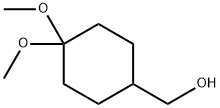 (4,4-DiMethoxycyclohexyl)Methanol Structure