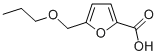 5-(Propoxymethyl)-2-furoic acid 化学構造式
