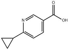 6-环丙烷基吡啶-3-羧酸, 75893-75-3, 结构式