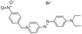 1-(4-硝基苄基)-4-(4-二乙胺苯偶氮)溴吡啶, 75902-86-2, 结构式