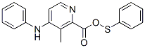 (phenylthio-4-phenylamino)-2-nicotinic acid Structure