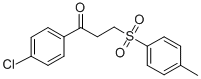 1-(4-CHLOROPHENYL)-3-[(4-METHYLPHENYL)SULFONYL]-1-PROPANONE Structure