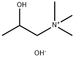 75915-27-4 1-Propanaminium, 2-hydroxy-N,N,N-trimethyl-, hydroxide