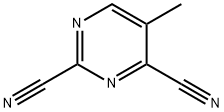 2,4-Pyrimidinedicarbonitrile, 5-methyl- (9CI) Structure