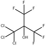 1,1-BIS(TRIFLUOROMETHYL)-2,2,2-TRICHLOROETHANOL Structure