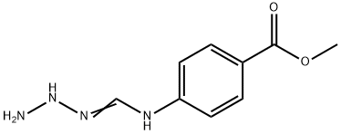 Benzoic acid, 4-[(hydrazinoiminomethyl)amino]-, methyl ester (9CI) Structure