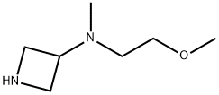 3-Azetidinamine,N-(2-methoxyethyl)-N-methyl-(9CI) 结构式