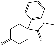 4-羰基-1-苯基环己羧酸甲酯,75945-90-3,结构式