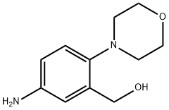 (5-amino-2-morpholinophenyl)methanol Structure