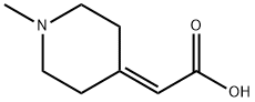 Acetic acid, (1-methyl-4-piperidinylidene)- (9CI) Structure