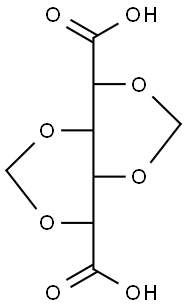 2,4:3,5-DI-O-METHYLENE-D-IDARIC ACID 化学構造式