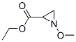 2-Aziridinecarboxylicacid,1-methoxy-,ethylester(9CI) Struktur