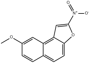 2-nitro-8-methoxynaphtho(2,1-b)furan Struktur