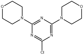 2-氯-4,6-二吗啉-4-基-1,3,5-三嗪, 7597-22-0, 结构式