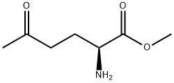 Norleucine,  5-oxo-,  methyl  ester Structure
