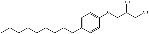 3-(p-nonylphenoxy)propane-1,2-diol,7598-63-2,结构式