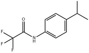 2,2,2-三氟-N-(4-异丙基苯基)乙酰胺 结构式