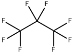 オクタフルオロプロパン 化学構造式