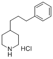 4-(3-苯丙基)哌啶盐酸盐 结构式