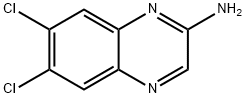 6,7-二氯喹喔啉-2-胺, 76002-68-1, 结构式