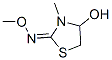 2-Thiazolidinone,4-hydroxy-3-methyl-,O-methyloxime(9CI) 结构式