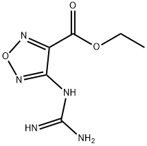 1,2,5-Oxadiazole-3-carboxylicacid,4-[(aminoiminomethyl)amino]-,ethylester Struktur