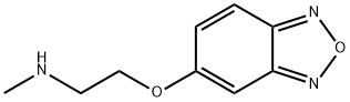 Ethanamine, 2-(2,1,3-benzoxadiazol-5-yloxy)-N-methyl- (9CI) Struktur