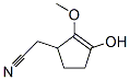 2-Cyclopentene-1-acetonitrile, 3-hydroxy-2-methoxy- (9CI) Struktur