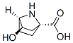 7-Azabicyclo[2.2.1]heptane-1-carboxylic acid, 3-hydroxy-, (1S,3R,4R)- (9CI) Struktur