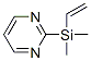Pyrimidine, 2-(ethenyldimethylsilyl)- (9CI) Structure