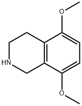 5,6-dimethoxy-1,2,3,4-tetrahydroisoquinoline Struktur