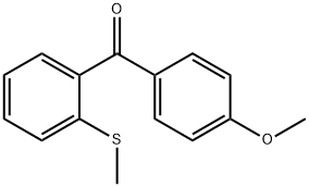 4-METHOXY-2'-METHYLTHIOBENZOPHENONE Structure