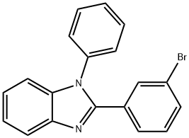 2-(3-bromophenyl)-1-phenyl-1H-benzimidazole Structure
