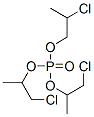 Phosphoric acid, bis(2-chloro-1-methylethyl) 2-chloropropyl ester Struktur