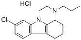 1H-피라지노(3,2,1-jk)카바졸,2,3,3a,4,5,6-헥사하이드로-9-클로로-3-프로필-,염산염