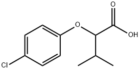 2-(4-chlorophenoxy)-3-methylbutanoic acid Structure