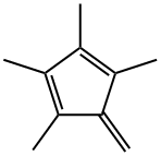 1,2,3,4-tetramethyl-5-methylidene-cyclopenta-1,3-diene 结构式