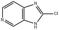2-クロロ-3H-イミダゾ[4,5-C]ピリジン 化学構造式